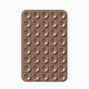 Wand Grip Mocha double-sided silicone suction phone holder
