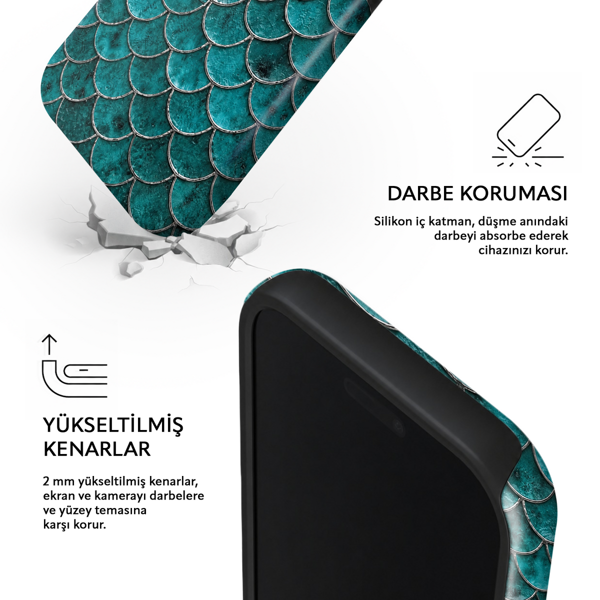 Teal Scallop