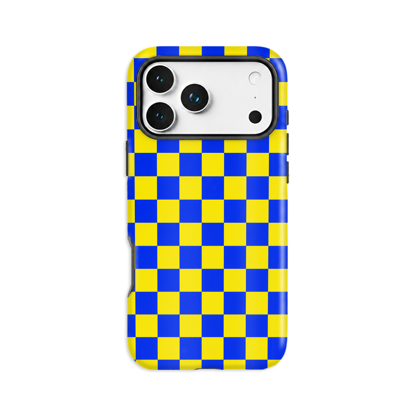Blue & Yellow Checker