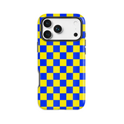 Blue & Yellow Checker