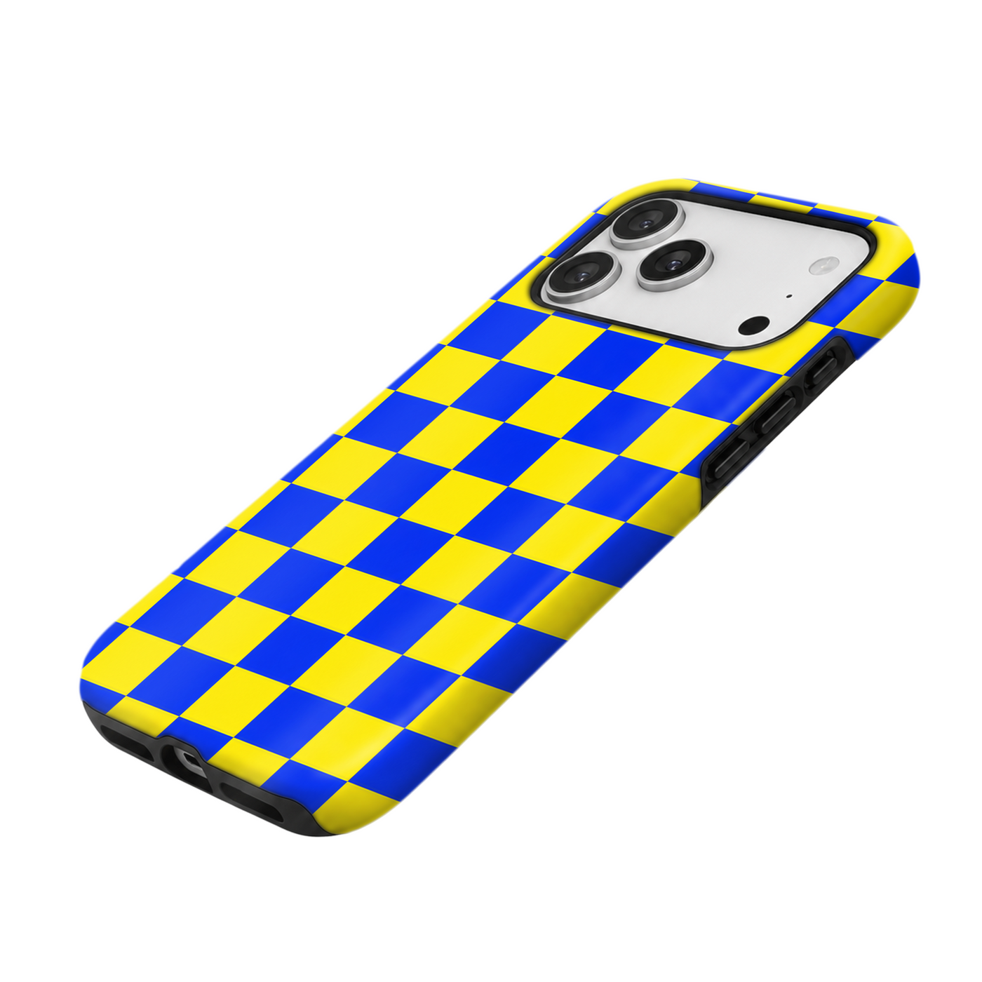 Blue & Yellow Checker
