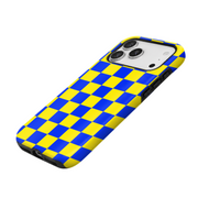 Blue & Yellow Checker