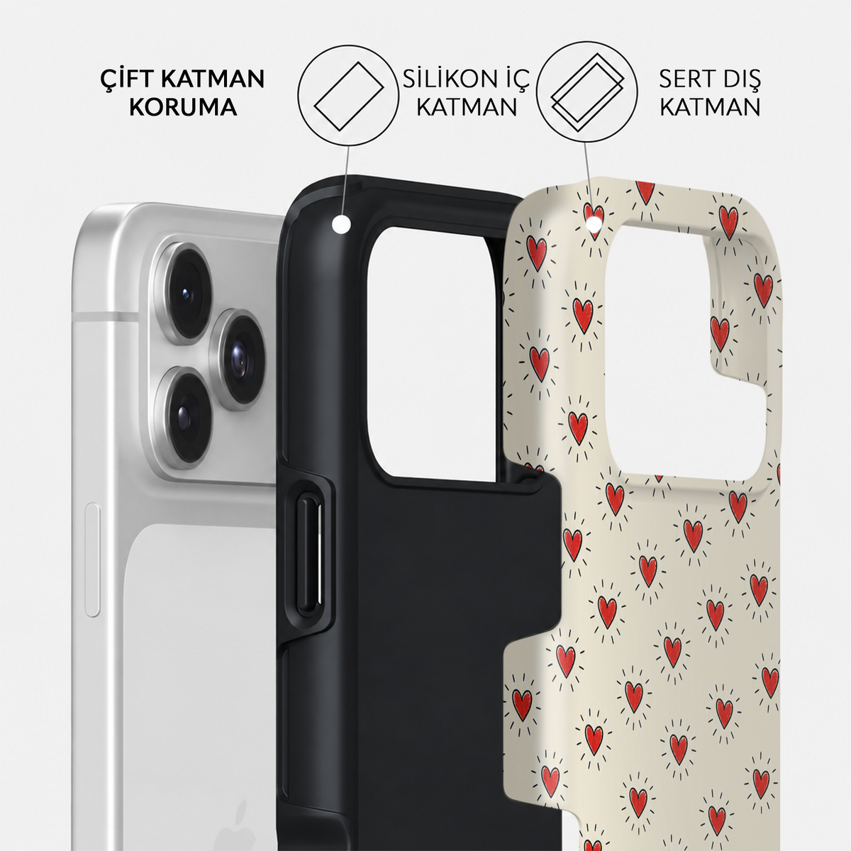 Cream Hearts