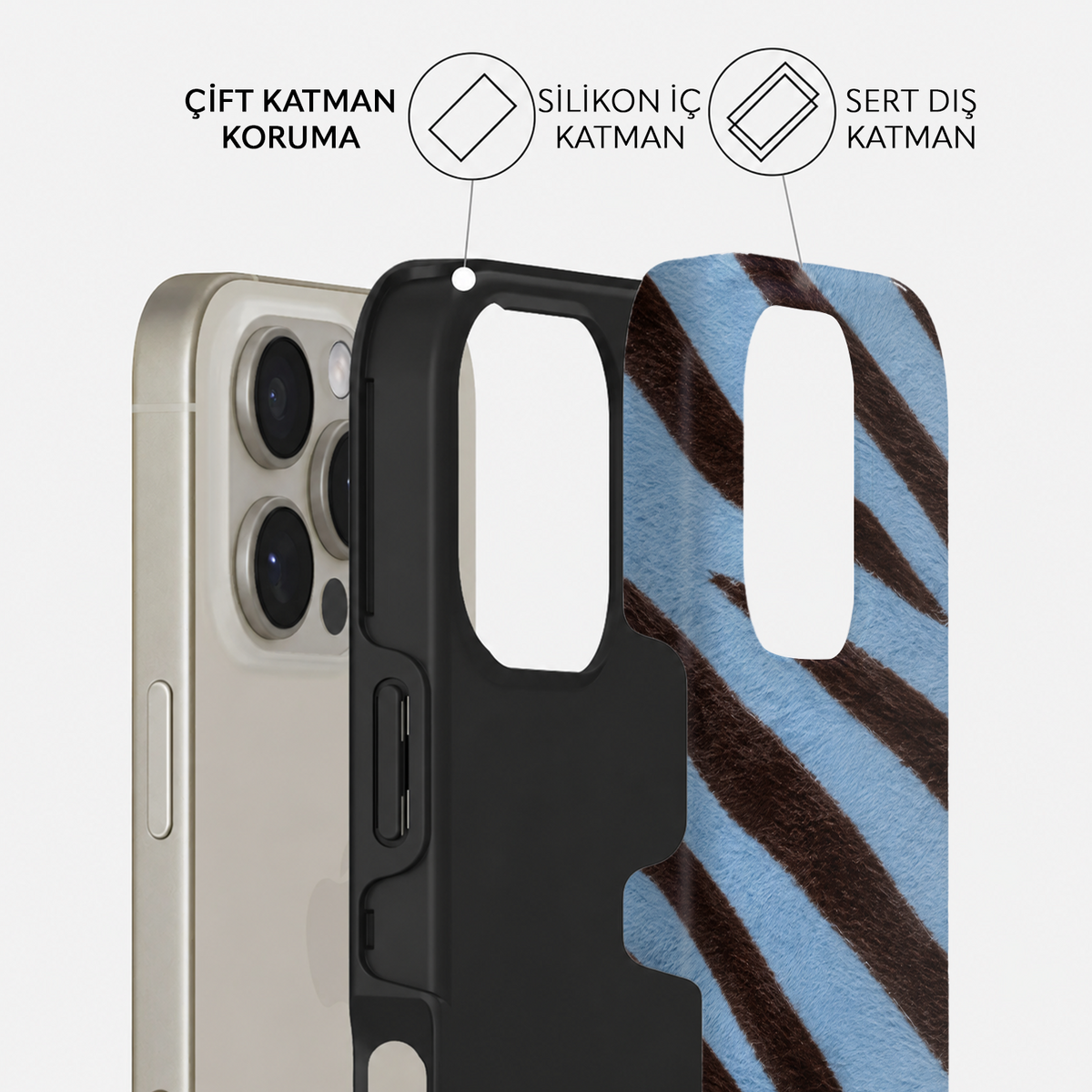 Blue Savanna Zebra