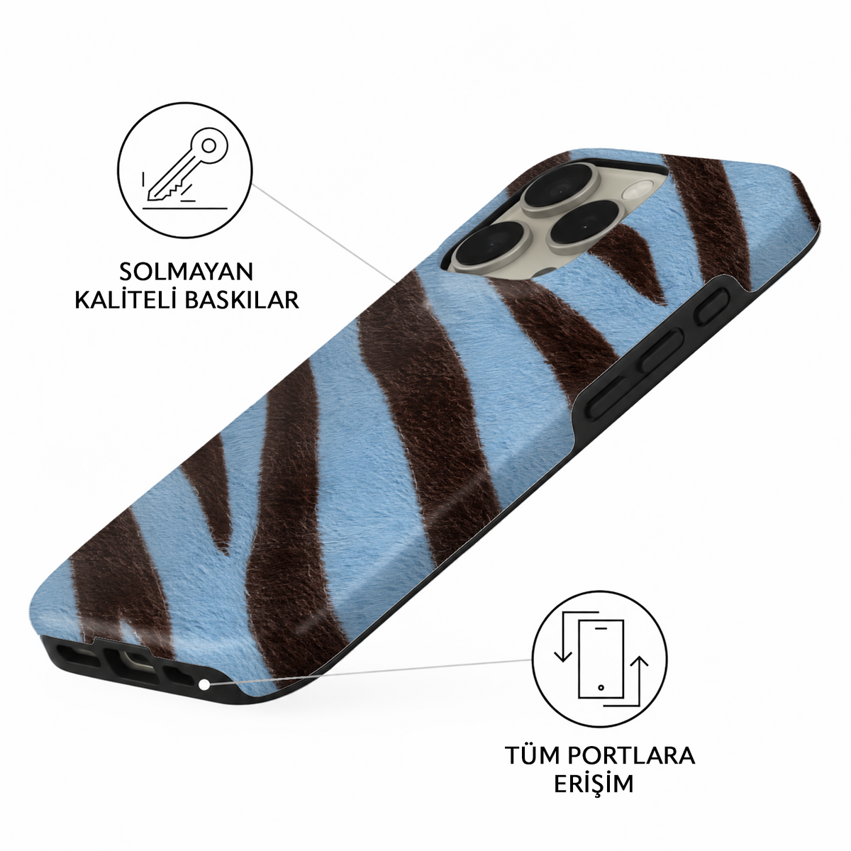 Blue Savanna Zebra