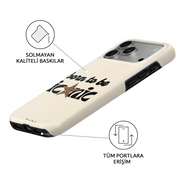Born Iconic iPhone case – angled view showing the fade-resistant print and full port access