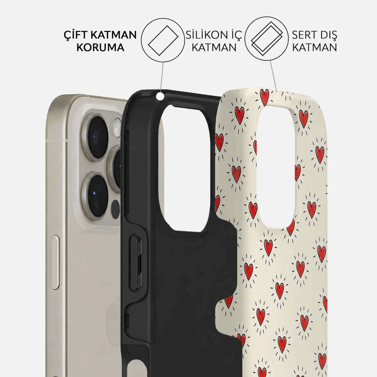 Cream Hearts