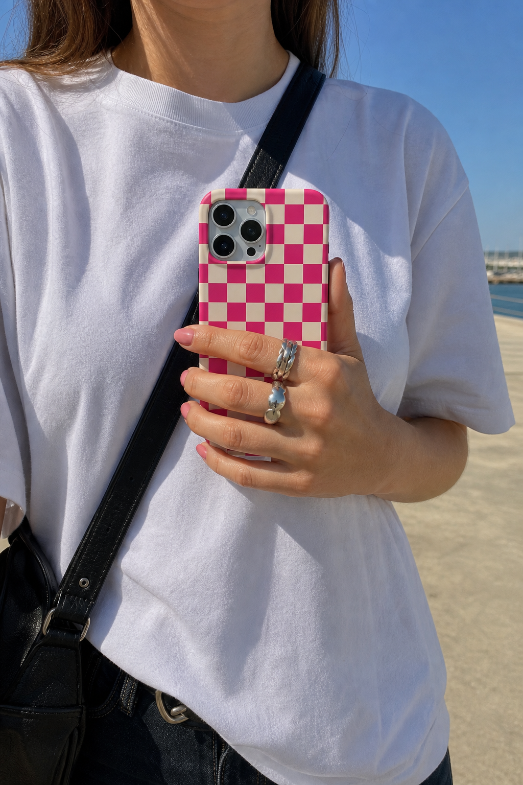 Pink & Cream Checker