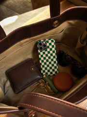 Green & Cream Checker