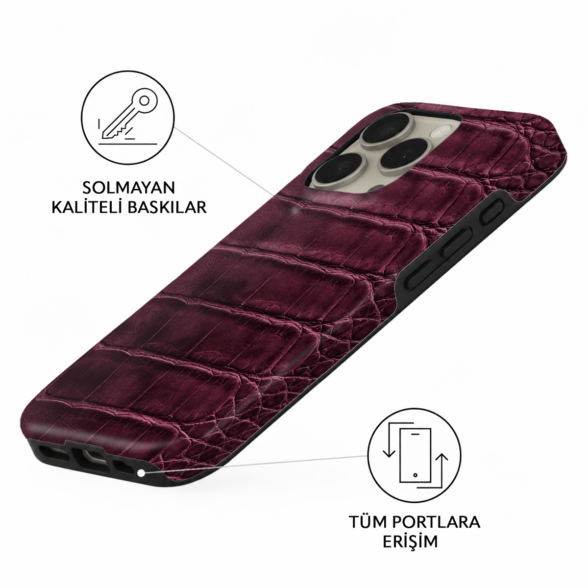 Plum Croc