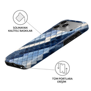 Venom Ice iPhone case – angled view showing the fade-resistant print and full port access