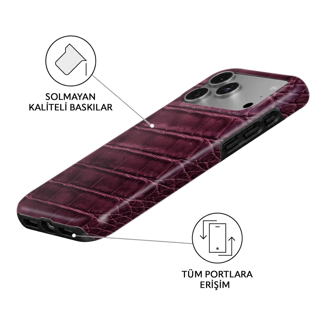 Plum Croc
